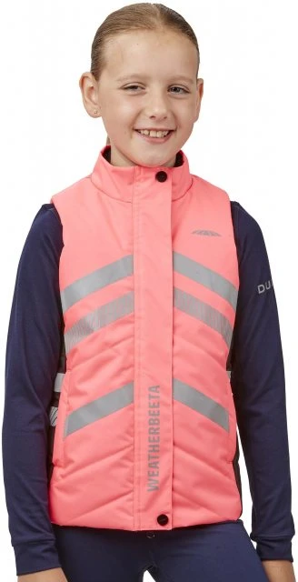 Weatherbeeta Childs Reflective Quilted Gilet Hi Vis