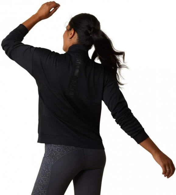Ariat Breathe 1/2 Zip Sweatshirt - Black - Image 2