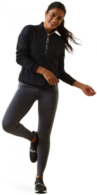 Ariat Breathe 1/2 Zip Sweatshirt - Black - Image 3