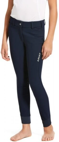 Ariat Youth Tri Factor Grip Full Seat Breeches - Navy