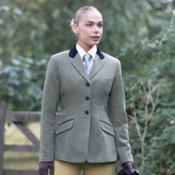 Equetech Thornborough Deluxe Tweed Riding Jacket