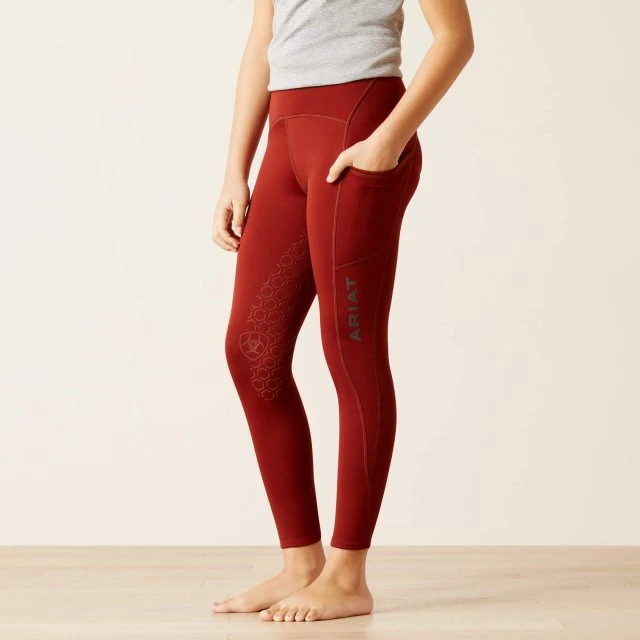 Ariat Youth Venture Thermal Tight - Fired Brick